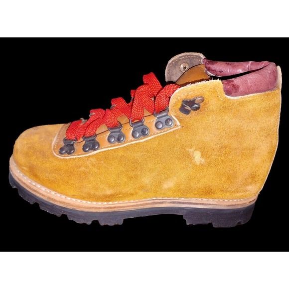 Vintage Lasco Log Master Insulated Brown Suede Leather Hiking Boots US Men's 8 - Picture 5 of 6